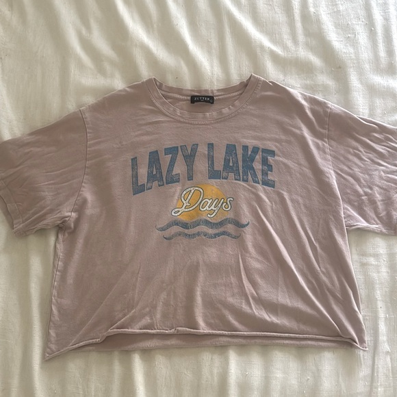 Oversized Crop Tee / T-Shirt - Picture 1 of 1